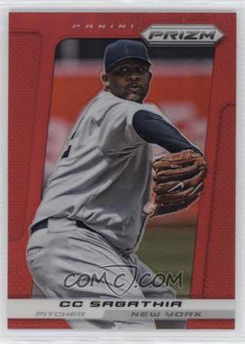 2013 Panini Prizm - [Base] - Target Red Prizm #90 - CC Sabathia