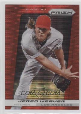 2013 Panini Prizm - [Base] - Target Red Pulsar Prizm #110 - Jered Weaver