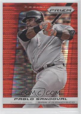 2013 Panini Prizm - [Base] - Target Red Pulsar Prizm #137 - Pablo Sandoval