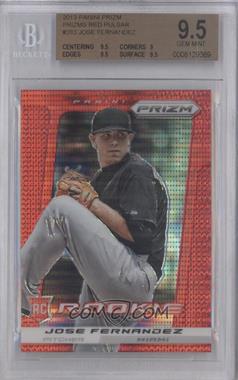 2013 Panini Prizm - [Base] - Target Red Pulsar Prizm #283 - Jose Fernandez [BGS 9.5 GEM MINT]