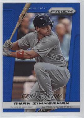 2013 Panini Prizm - [Base] - Wal-Mart Blue Prizm #129 - Ryan Zimmerman