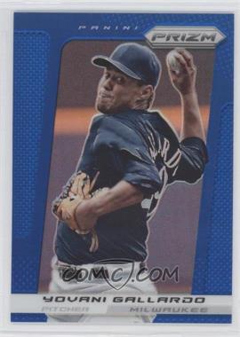 2013 Panini Prizm - [Base] - Wal-Mart Blue Prizm #133 - Yovani Gallardo