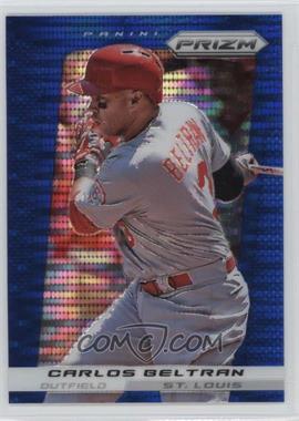 2013 Panini Prizm - [Base] - Wal-Mart Blue Pulsar Prizm #156 - Carlos Beltran