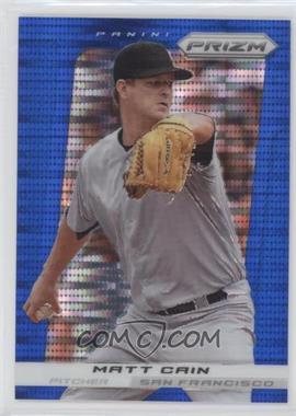 2013 Panini Prizm - [Base] - Wal-Mart Blue Pulsar Prizm #168 - Matt Cain