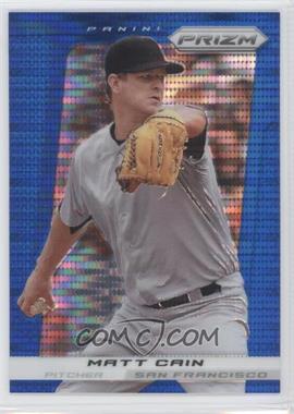 2013 Panini Prizm - [Base] - Wal-Mart Blue Pulsar Prizm #168 - Matt Cain