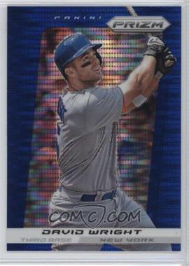 2013 Panini Prizm - [Base] - Wal-Mart Blue Pulsar Prizm #86 - David Wright