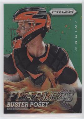 2013 Panini Prizm - Fearless - Retail Green Prizm #F1 - Buster Posey