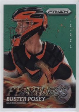 2013 Panini Prizm - Fearless - Retail Green Prizm #F1 - Buster Posey