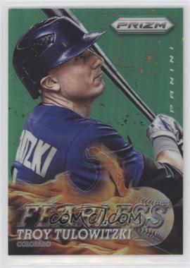 2013 Panini Prizm - Fearless - Retail Green Prizm #F12 - Troy Tulowitzki