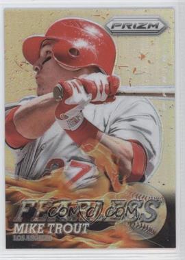 2013 Panini Prizm - Fearless - Silver Prizm #F4 - Mike Trout