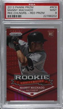 2013 Panini Prizm - Rookie Challengers - Target Red Prizm #RC6 - Manny Machado [PSA 9 MINT]