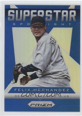 2013 Panini Prizm - Superstar Spotlight - Walmart Blue Prizm #SS13 - Felix Hernandez