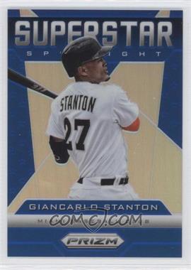 2013 Panini Prizm - Superstar Spotlight - Walmart Blue Prizm #SS7 - Giancarlo Stanton