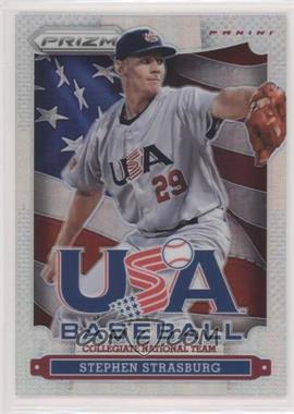 2013 Panini Prizm - USA Baseball - Silver Prizm #USA4 - Stephen Strasburg