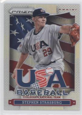 2013 Panini Prizm - USA Baseball - Silver Prizm #USA4 - Stephen Strasburg