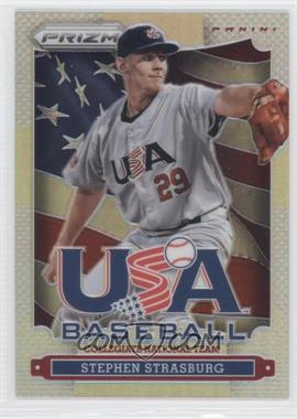 2013 Panini Prizm - USA Baseball - Silver Prizm #USA4 - Stephen Strasburg