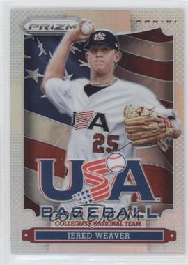 2013 Panini Prizm - USA Baseball - Silver Prizm #USA9 - Jered Weaver
