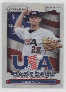 2013 Panini Prizm - USA Baseball - Silver Prizm #USA9 - Jered Weaver