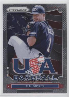 2013 Panini Prizm - USA Baseball #USA6 - R.A. Dickey