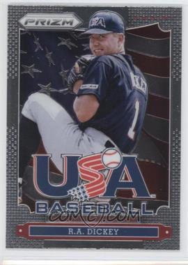 2013 Panini Prizm - USA Baseball #USA6 - R.A. Dickey