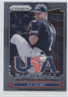 2013 Panini Prizm - USA Baseball #USA6 - R.A. Dickey