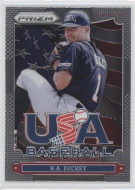 2013 Panini Prizm - USA Baseball #USA6 - R.A. Dickey