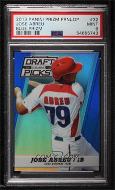 2013 Panini Prizm Perennial Draft Picks - [Base] - Blue Prizm #32 - Jose Abreu /75 [PSA 9 MINT]