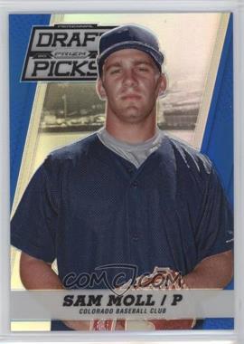 2013 Panini Prizm Perennial Draft Picks - [Base] - Blue Prizm #90 - Sam Moll /75