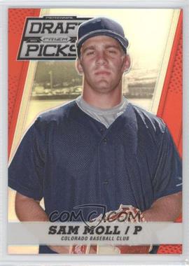 2013 Panini Prizm Perennial Draft Picks - [Base] - Red Prizm #90 - Sam Moll /100