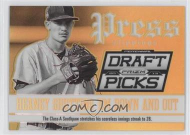 2013 Panini Prizm Perennial Draft Picks - Press Clippings - Gold Prizm #20 - Andrew Heaney /10