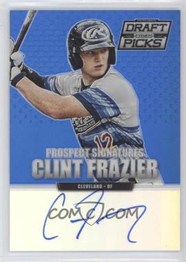 2013 Panini Prizm Perennial Draft Picks - Prospect Signatures - Blue Prizm #3 - Clint Frazier /75