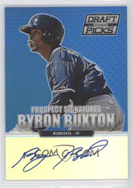 2013 Panini Prizm Perennial Draft Picks - Prospect Signatures - Blue Prizm #49 - Byron Buxton /75