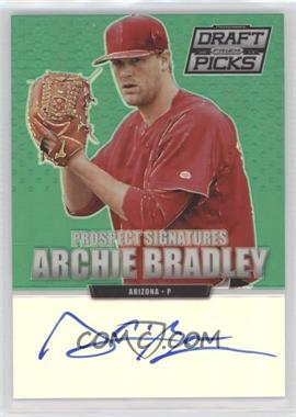 2013 Panini Prizm Perennial Draft Picks - Prospect Signatures - Green Prizm #59 - Archie Bradley