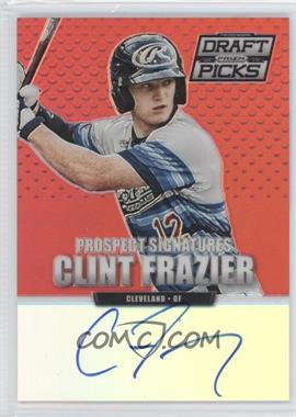 2013 Panini Prizm Perennial Draft Picks - Prospect Signatures - Red Prizm #3 - Clint Frazier /100