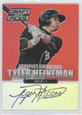 2013 Panini Prizm Perennial Draft Picks - Prospect Signatures - Red Prizm #84 - Tyler Heineman /100