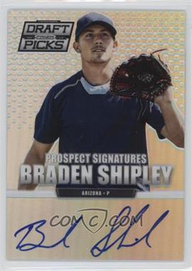 2013 Panini Prizm Perennial Draft Picks - Prospect Signatures - Silver Prizm #16 - Braden Shipley