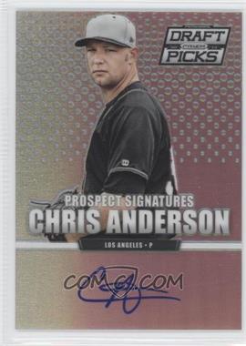 2013 Panini Prizm Perennial Draft Picks - Prospect Signatures - Silver Prizm #19 - Chris Anderson