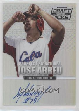 2013 Panini Prizm Perennial Draft Picks - Prospect Signatures - Silver Prizm #48 - Jose Abreu