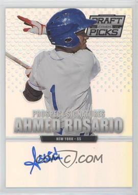 2013 Panini Prizm Perennial Draft Picks - Prospect Signatures - Silver Prizm #66 - Amed Rosario