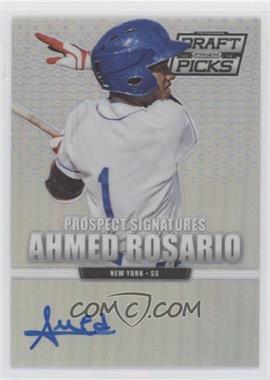 2013 Panini Prizm Perennial Draft Picks - Prospect Signatures - Silver Prizm #66 - Amed Rosario