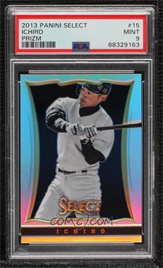 2013 Panini Select - [Base] - Silver Prizm #15 - Ichiro [PSA 9 MINT]