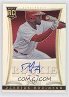 Rookie Autographs - Derrick Robinson [EX to NM] #/99