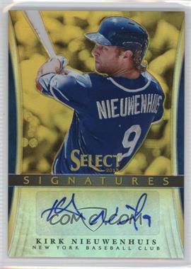 2013 Panini Select - Signatures - Gold Prizm #KN - Kirk Nieuwenhuis /10