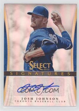 2013 Panini Select - Signatures - Silver Prizm #JH - Josh Johnson /25