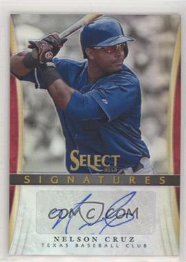 2013 Panini Select - Signatures - Silver Prizm #NC - Nelson Cruz /25