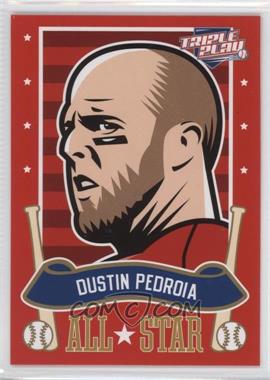 2013 Panini Triple Play - All-Stars #13 - Dustin Pedroia