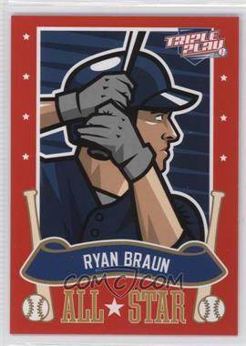 2013 Panini Triple Play - All-Stars #26 - Ryan Braun