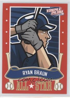 2013 Panini Triple Play - All-Stars #26 - Ryan Braun