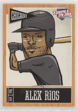 2013 Panini Triple Play - [Base] #18 - Alex Rios