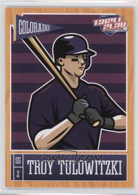 2013 Panini Triple Play - [Base] #26 - Troy Tulowitzki
